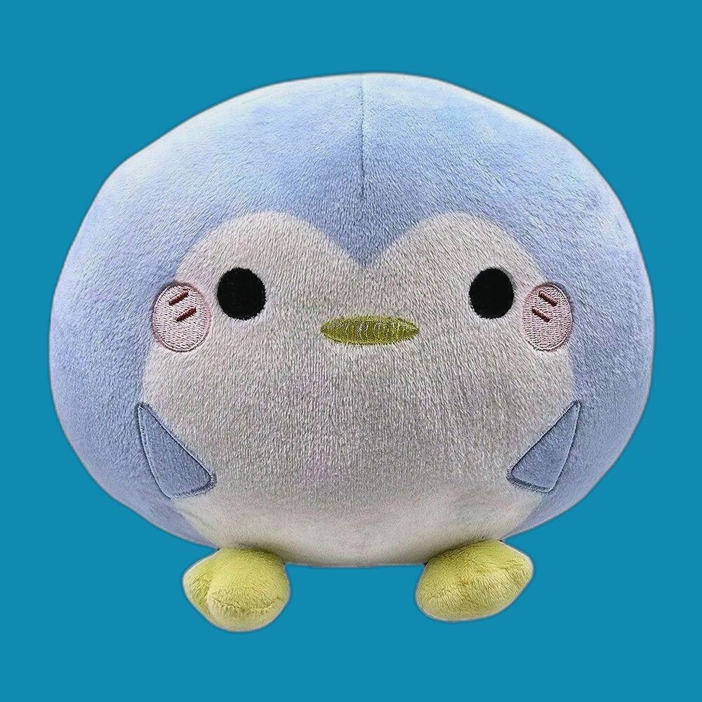 Honeymaru Mochi Blue‎ Penguin Plush Stuffed Animal Toy 8" Squishy Kawaii 2023